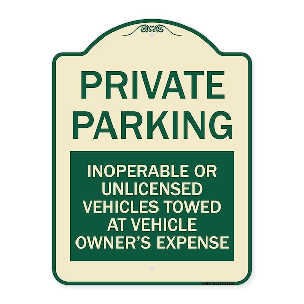 Private Parking Inoperable or Unlicensed Vehicles Towed at Vehicle Owners Expense, TG-1824-23256